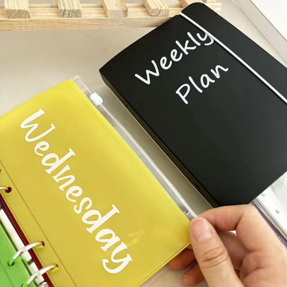 Planner Weekly Budget - Planer im A6-Format mit Loseblattsystem, Wöchentlicher