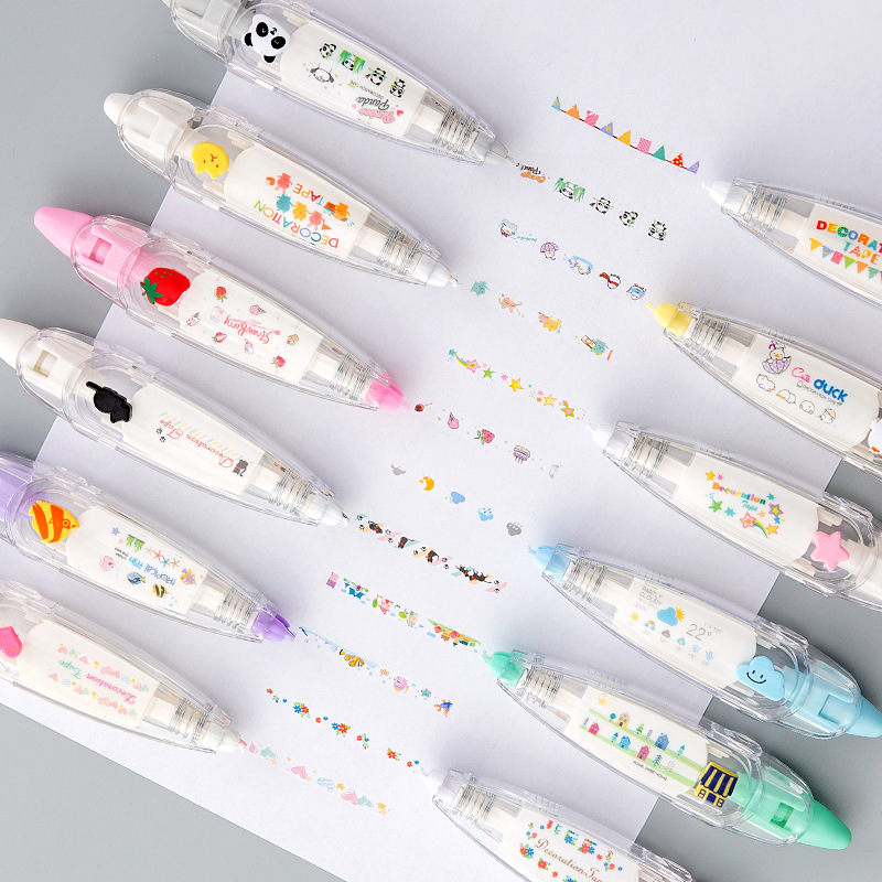 Correction Tape Roller - KawaiiDuck Panda Kirsche Fisch Ballon Erdbeere