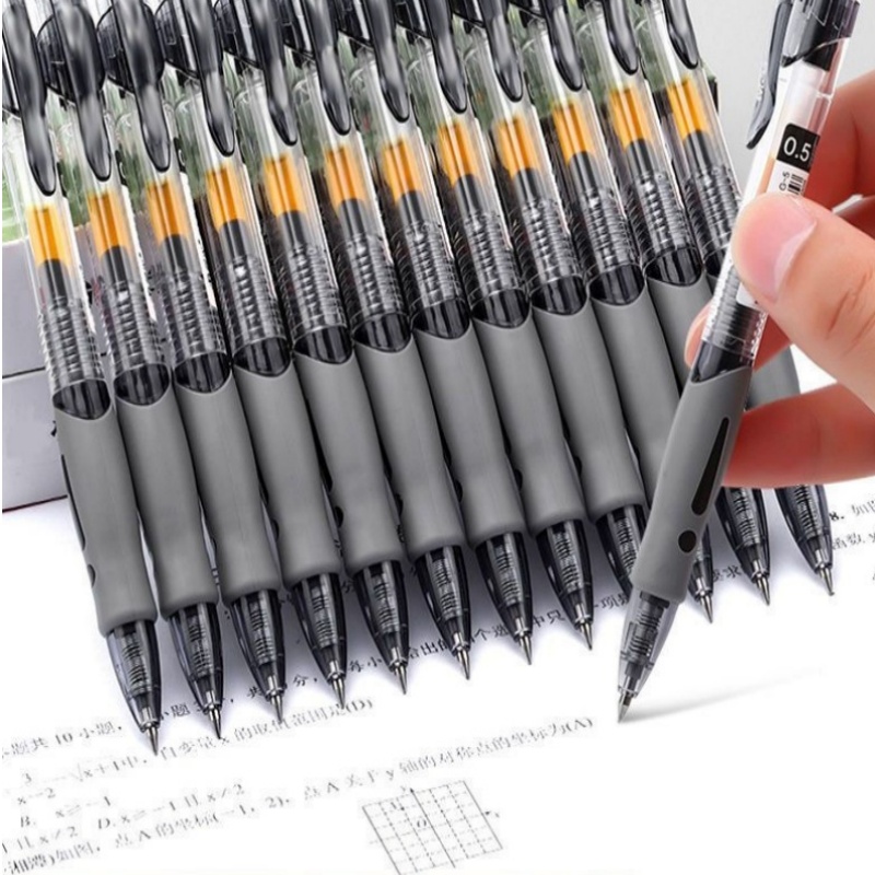 Stationery Office - 13/30-teiliges Set einziehbarer Gelstifte mit schwarzer/roter/blauer