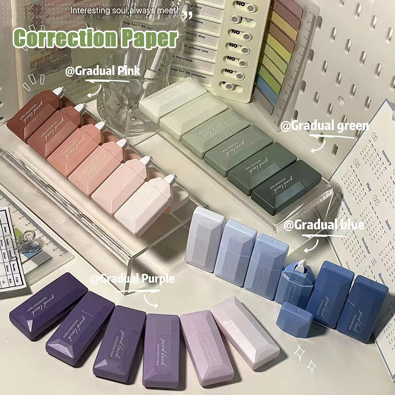 6-teiliges Farbverlaufs-Korrek – Correction Tape Roller Bewertung und Preis