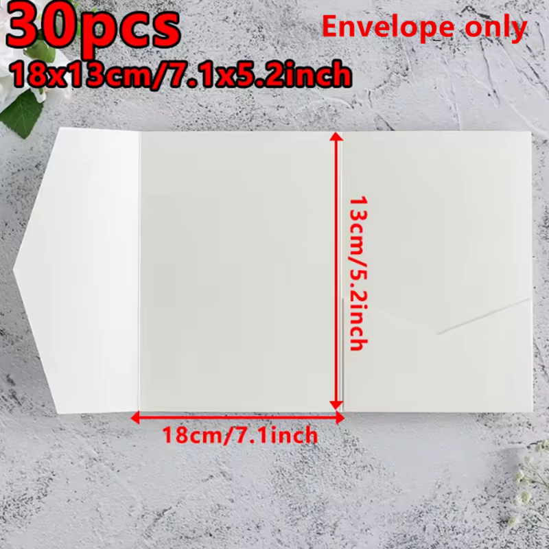30 Stück 18 x 13 cm grüne Umsc – Stationery Supply Business Bewertung und Preis