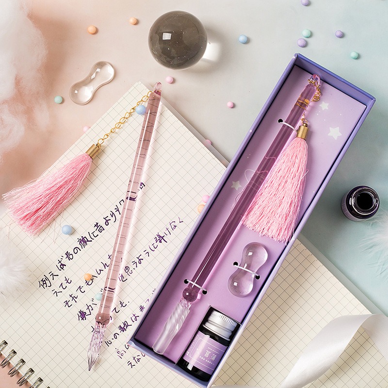 Glas-Dip-Pen-Kalligraphie-Set  – Fountain Pen Ink Bewertung und Preis