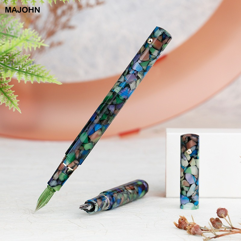 MAJOHN N8 Harz Glas Dip Stift  – Stationery Supply Business Bewertung und Preis