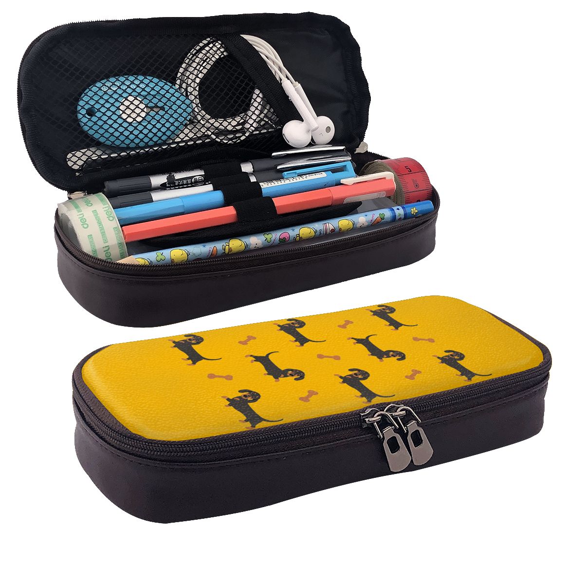 Schwarzes und braunes Dackel-W – Tan Stationery & Office Supply Bewertung und Preis