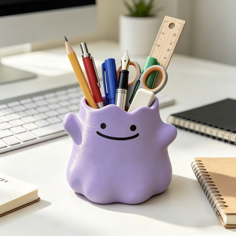 Stiftehalter mit Cartoon-Chara – Stationery Office Bewertung und Preis