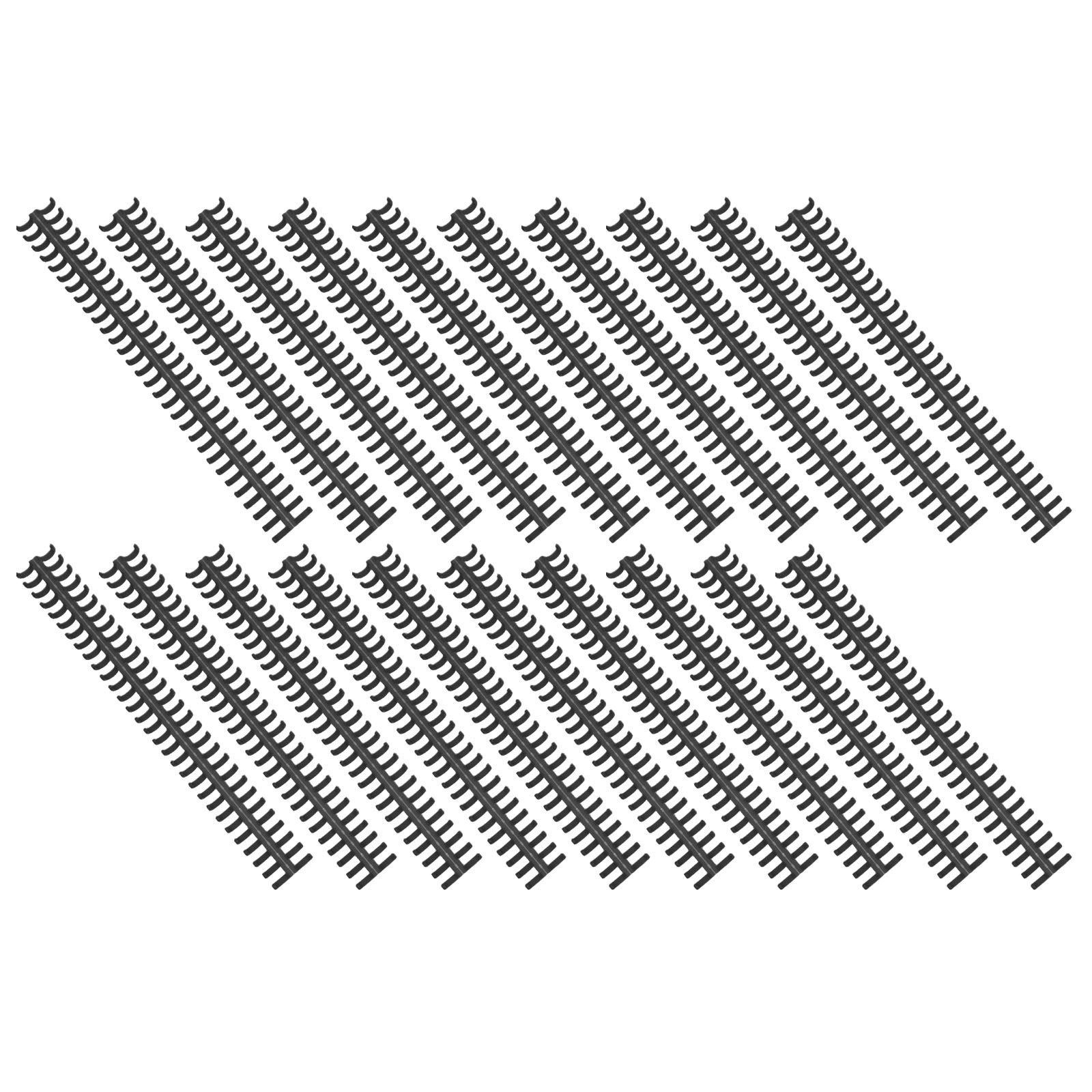 20 Stück Spiralnotizbuch-Binde – Binding Comb Plastic Bewertung und Preis