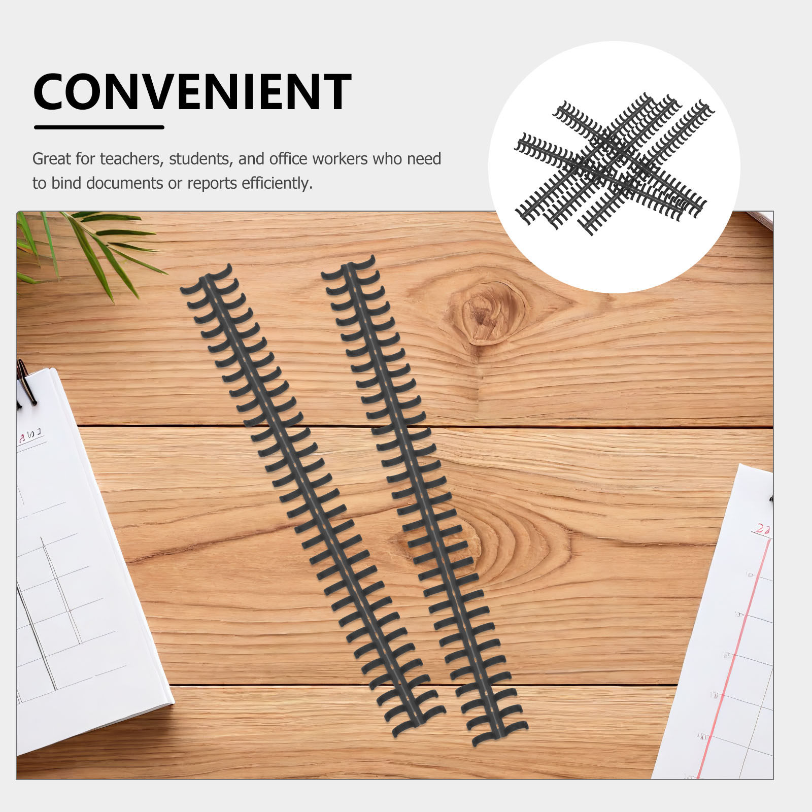 20 Stück Spiralnotizbuch-Binde – Binding Comb Plastic Bewertung und Preis
