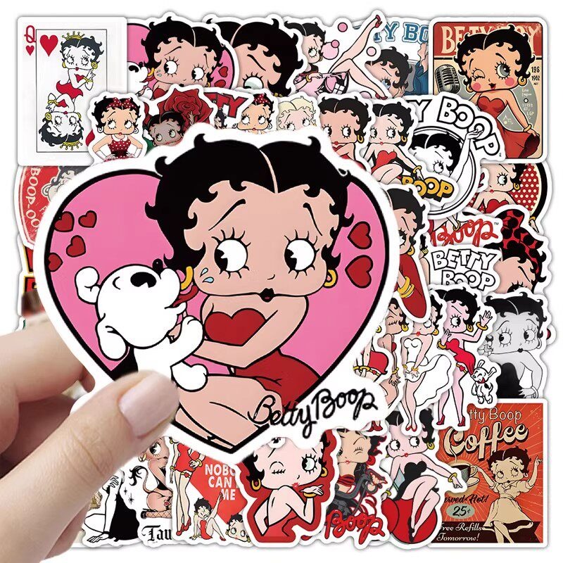 Neue 50 Stück Betty Boop Aufkl – Memo Pad Sticky Bewertung und Preis