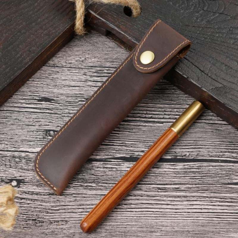 1pc Stift Tasche Leder Verpack – Stationery Supply Business Bewertung und Preis