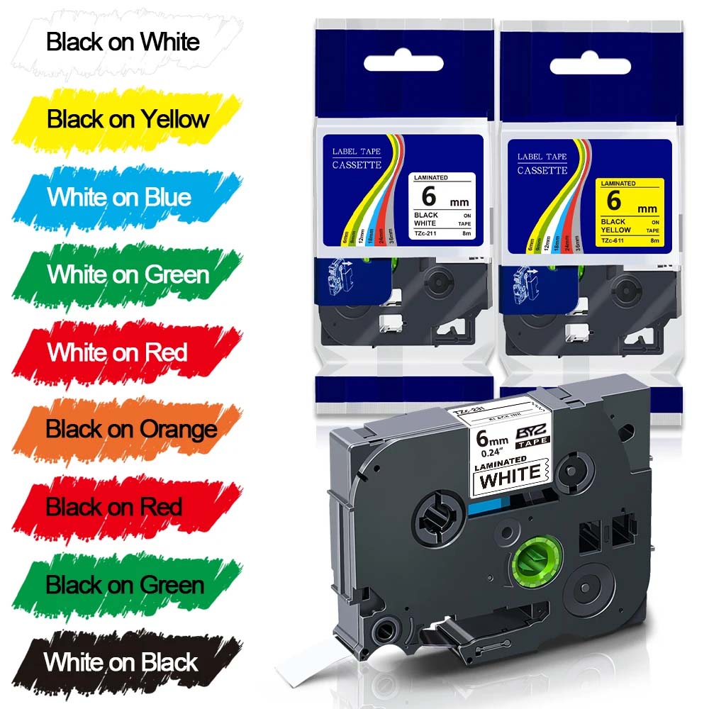 1 Packung TZe211 Ptouch 6 mm/0 – Label Printer Tape Bewertung und Preis