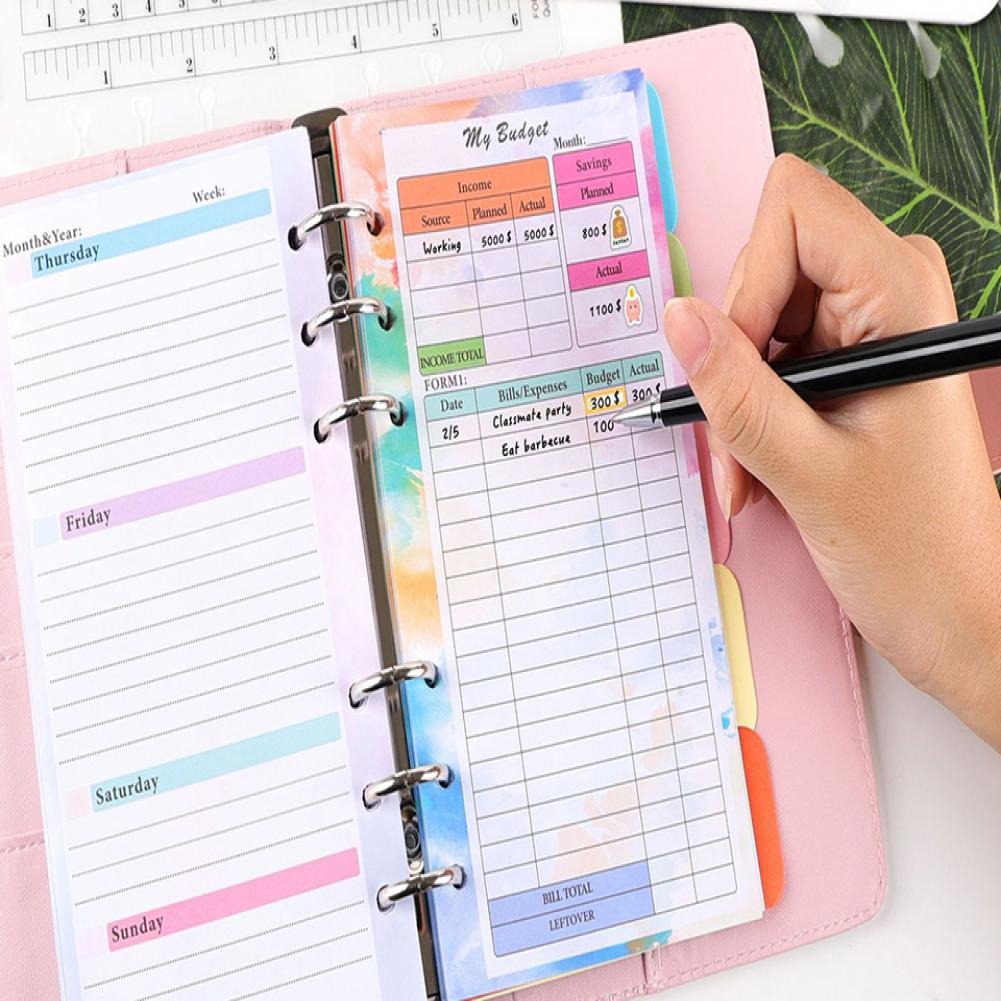 A6 Budget Planer Nachfüllkit 8 – Planner Weekly Budget Bewertung und Preis