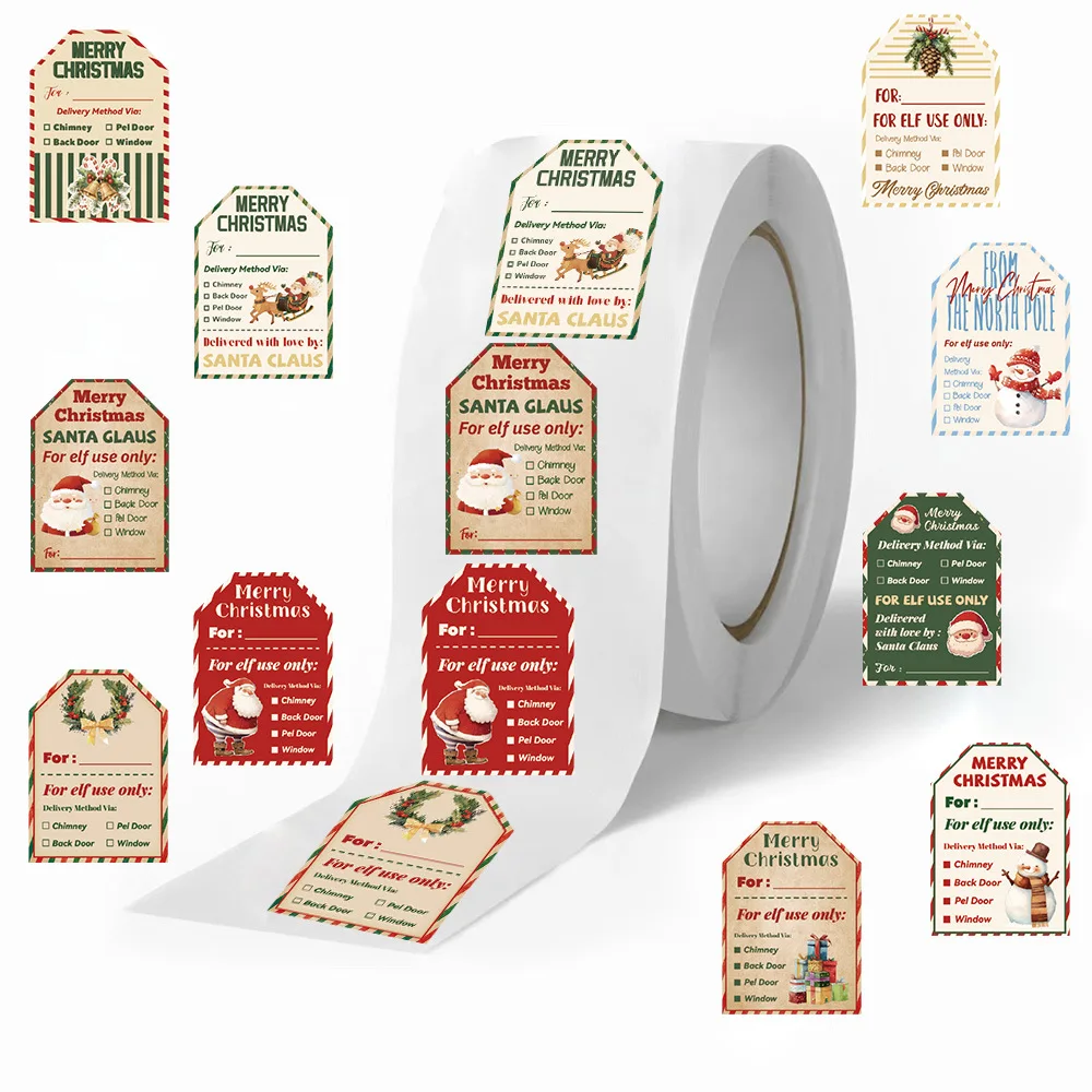 500 Stück Weihnachtsaufkleber- – Label Printer Tape Bewertung und Preis